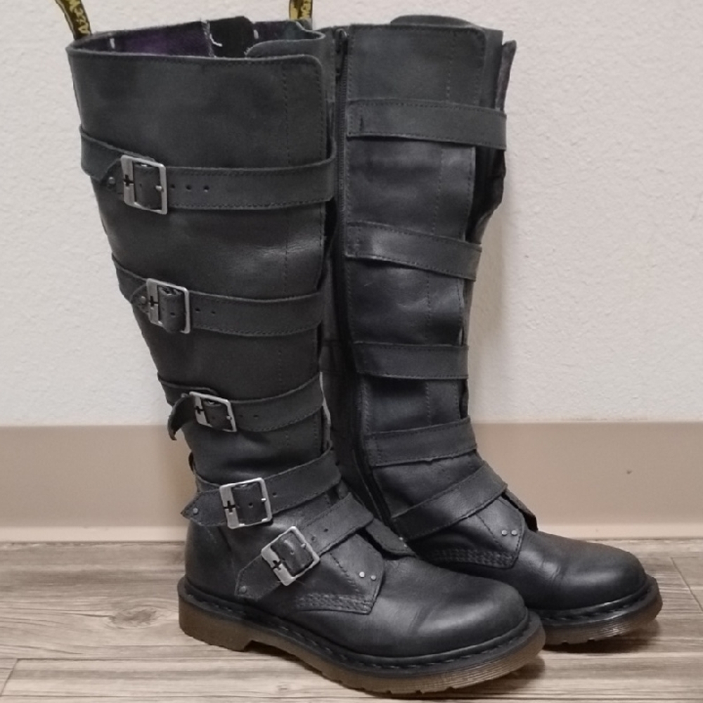 Dr. Martens Black Combat Boots